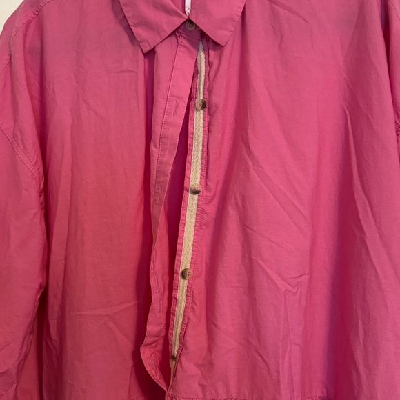 Free People Misha Mini Dress. Casual 3/4 Sleeve Tunic Shirt - Picture 7 of 9